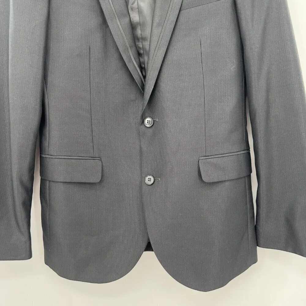 Muller’s Mens Black 2-Button Blazer Jacket – Size 40 – Classic Fit